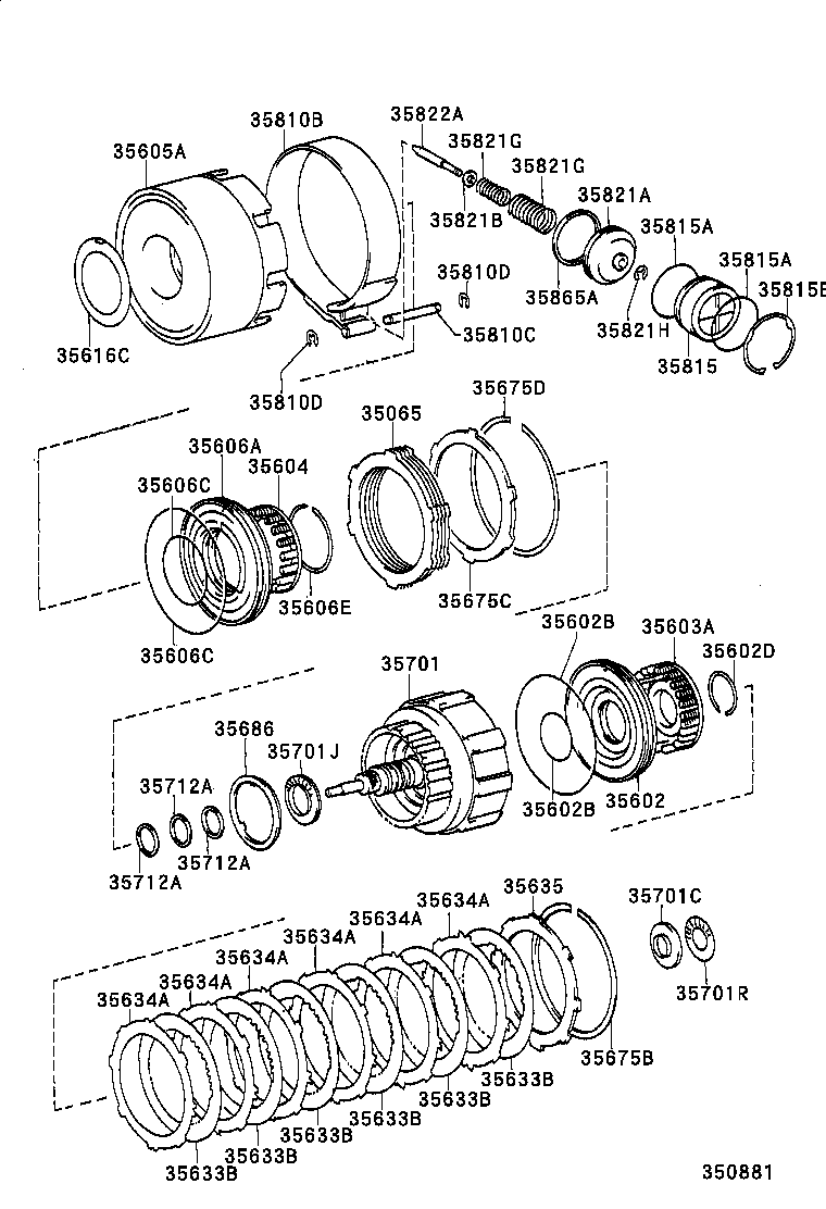  SOARER |  BRAKE BAND MULTIPLE DISC CLUTCH ATM