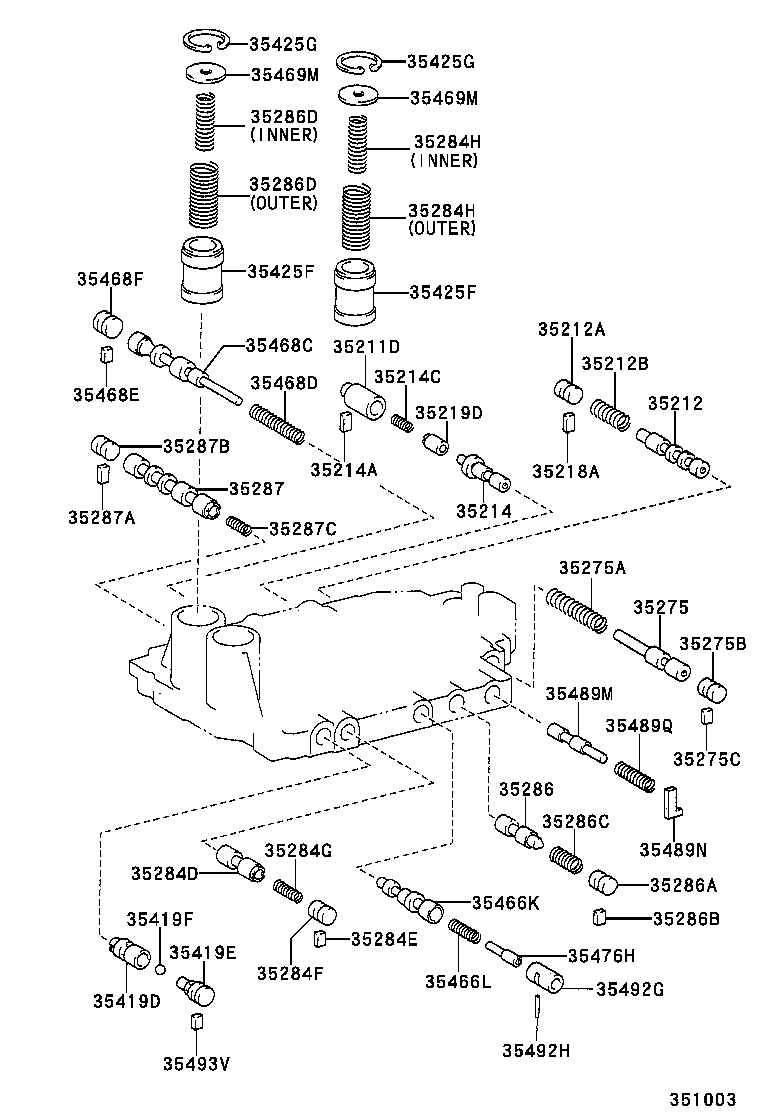  HARRIER |  VALVE BODY OIL STRAINER ATM