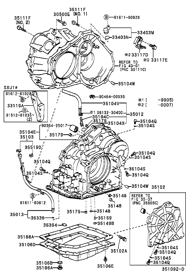  HARRIER |  TRANSMISSION CASE OIL PAN ATM