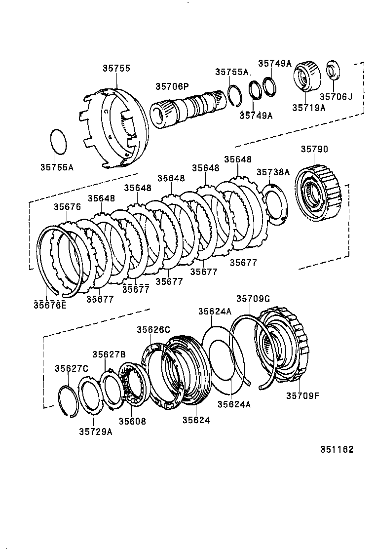  SOARER |  CENTER SUPPORT PLANETARY SUN GEAR ATM