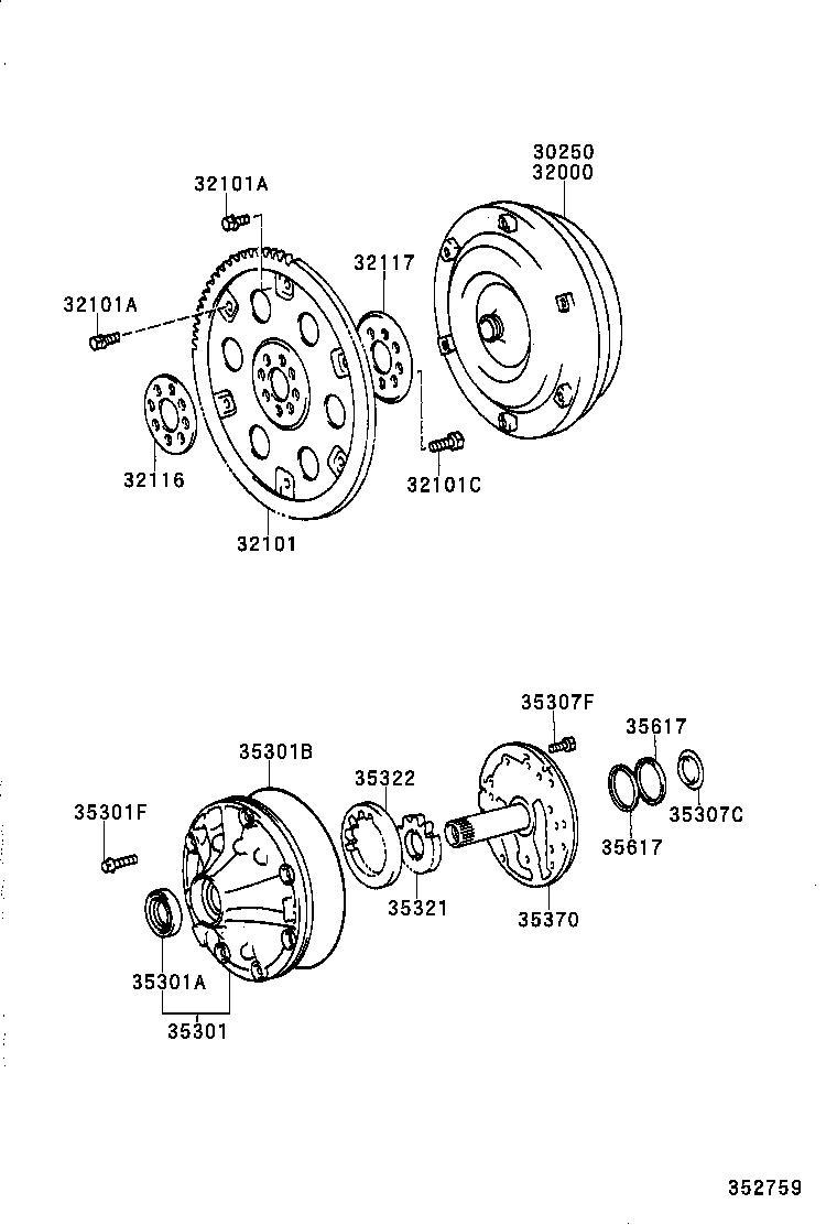  CELSIOR |  TORQUE CONVERTER FRONT OIL PUMP CHAIN ATM