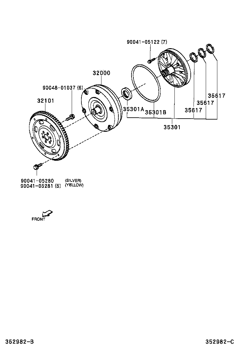 toyota corolla torque converter #4