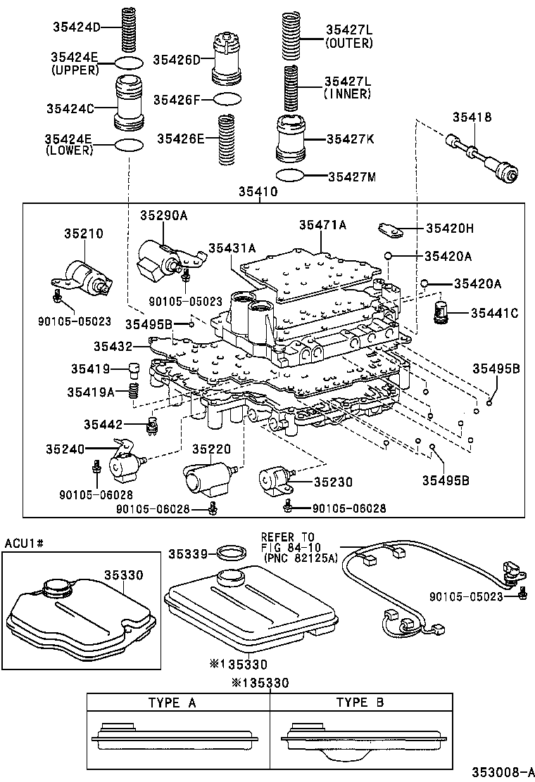  HARRIER |  VALVE BODY OIL STRAINER ATM