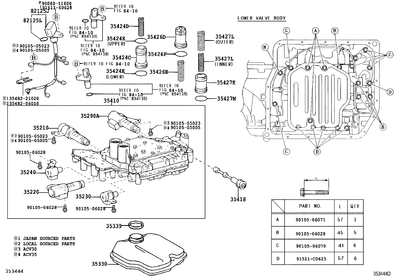  CAMRY |  VALVE BODY OIL STRAINER ATM