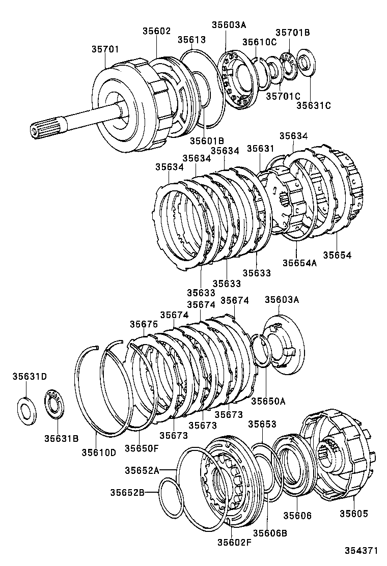  HIACE REGIUSACE |  BRAKE BAND MULTIPLE DISC CLUTCH ATM