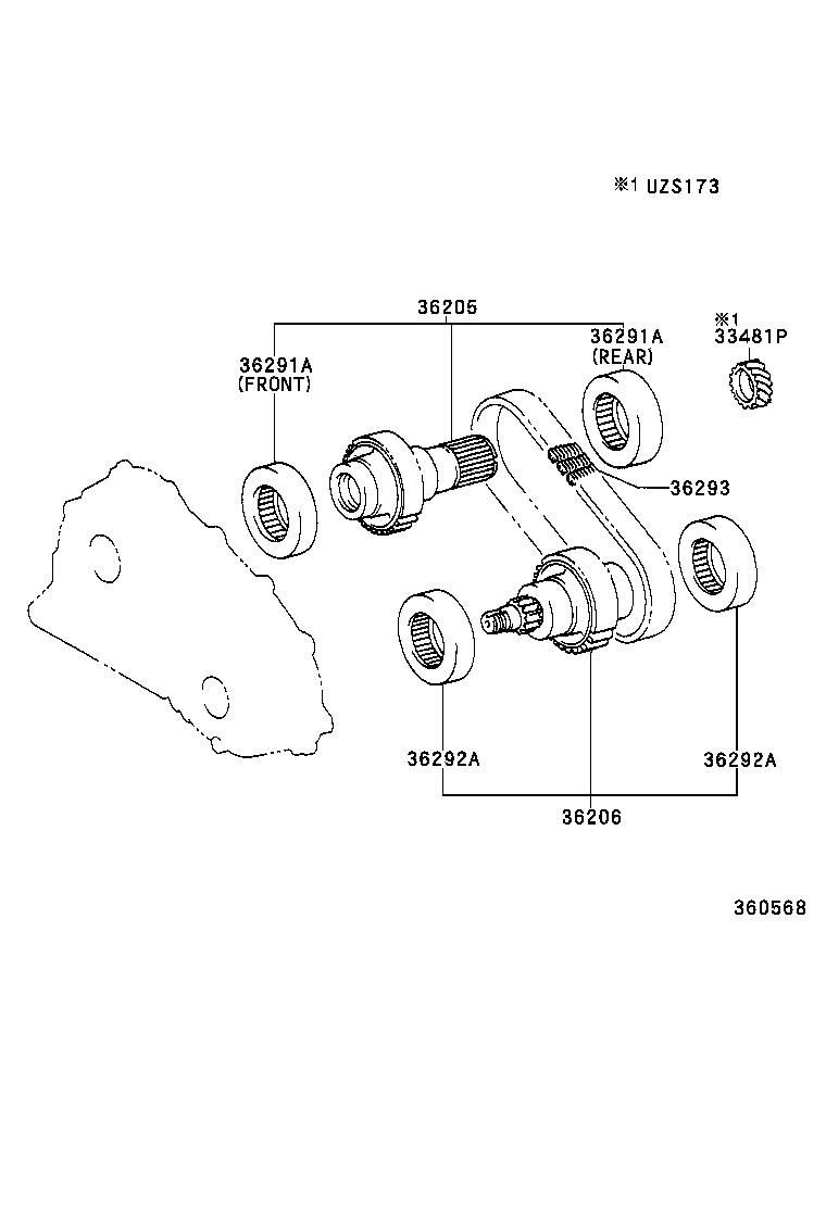  CROWN CROWN MAJESTA |  TRANSFER GEAR