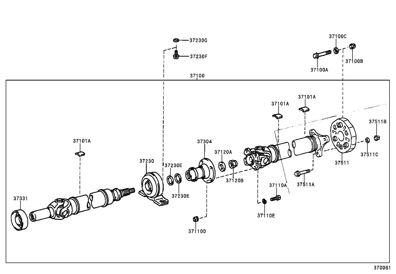  SOARER |  PROPELLER SHAFT UNIVERSAL JOINT