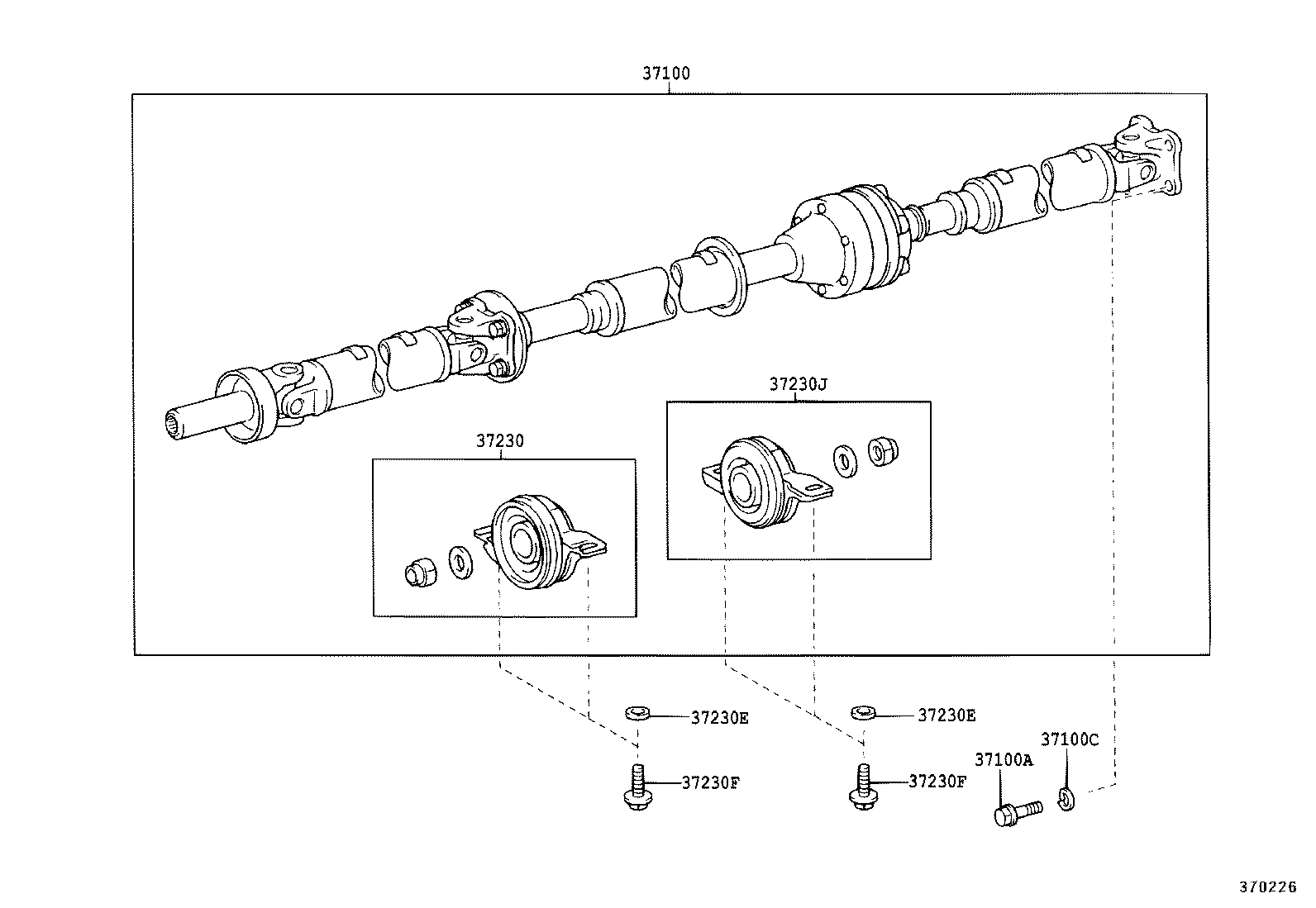  CAMRY |  PROPELLER SHAFT UNIVERSAL JOINT