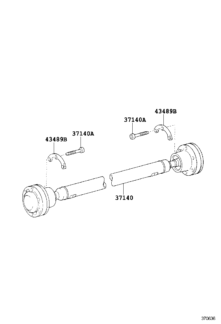  LS460 460L |  PROPELLER SHAFT UNIVERSAL JOINT