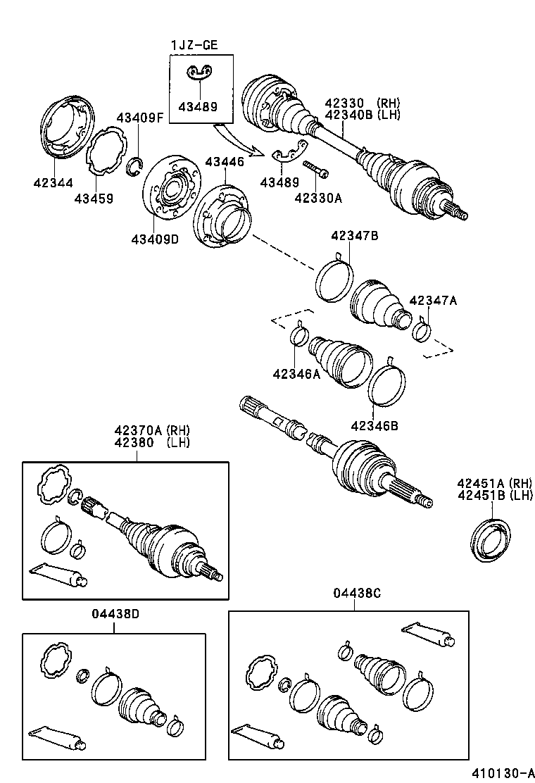  CHASER |  REAR AXLE SHAFT HUB