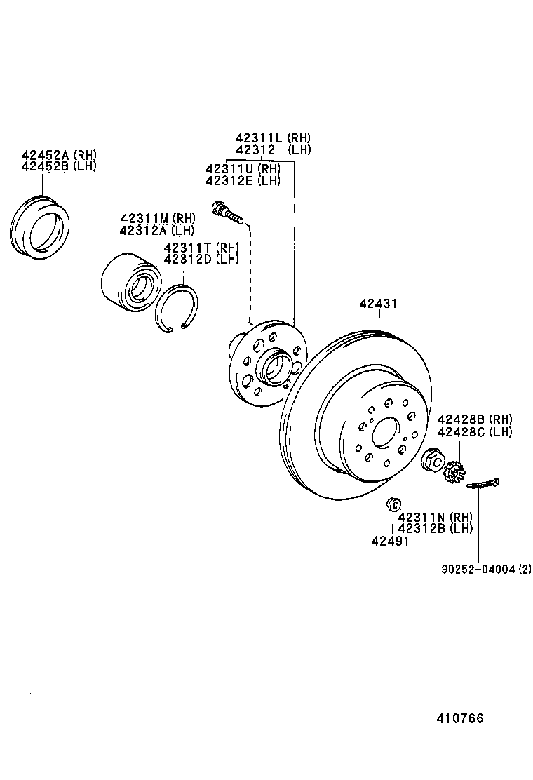  PROGRES |  REAR AXLE SHAFT HUB