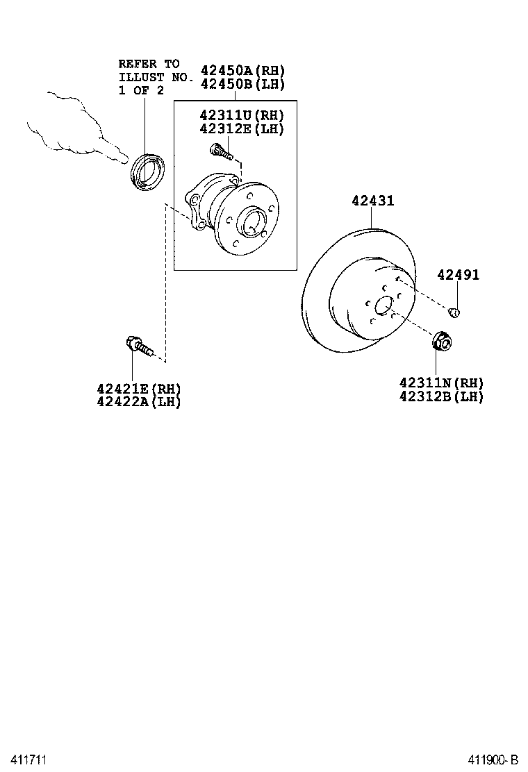  AVENSIS |  REAR AXLE SHAFT HUB