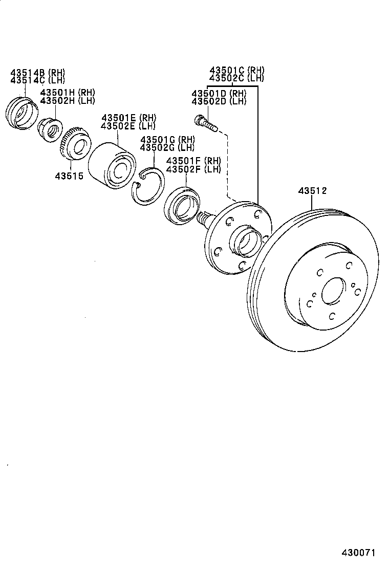  MARK 2 |  FRONT AXLE HUB