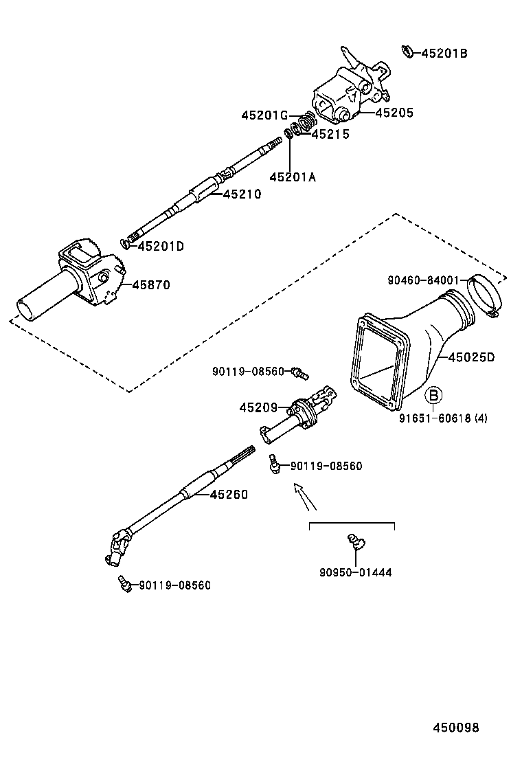  SOARER |  STEERING COLUMN SHAFT