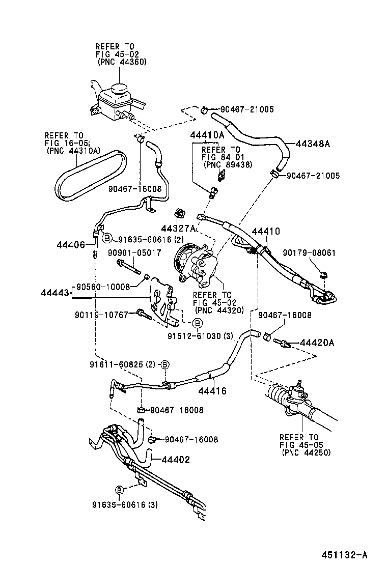  HARRIER |  POWER STEERING TUBE