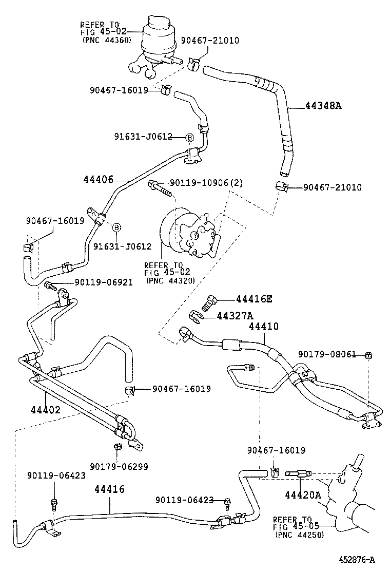  CAMRY |  POWER STEERING TUBE