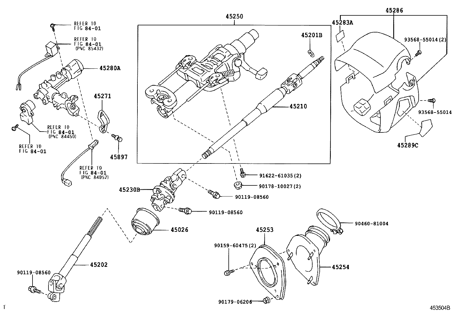  HARRIER |  STEERING COLUMN SHAFT