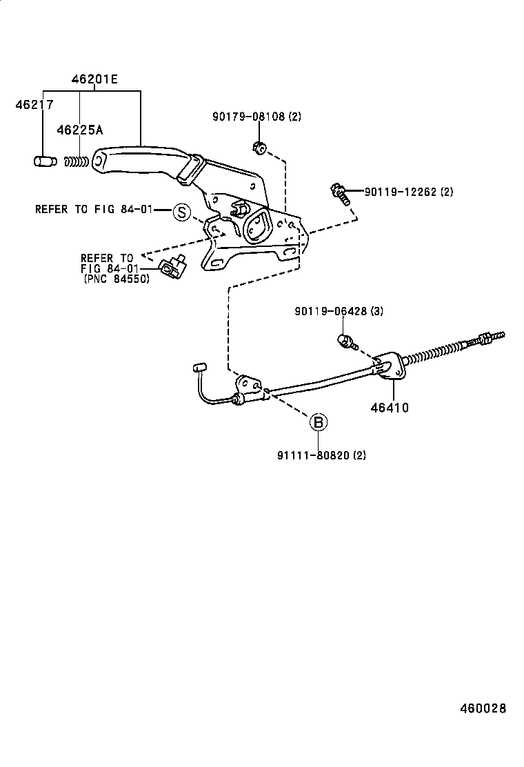  CHASER |  PARKING BRAKE CABLE