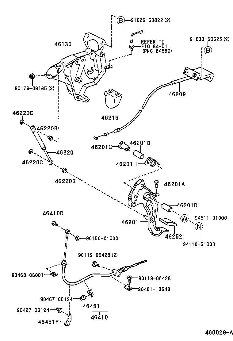  MARK 2 |  PARKING BRAKE CABLE