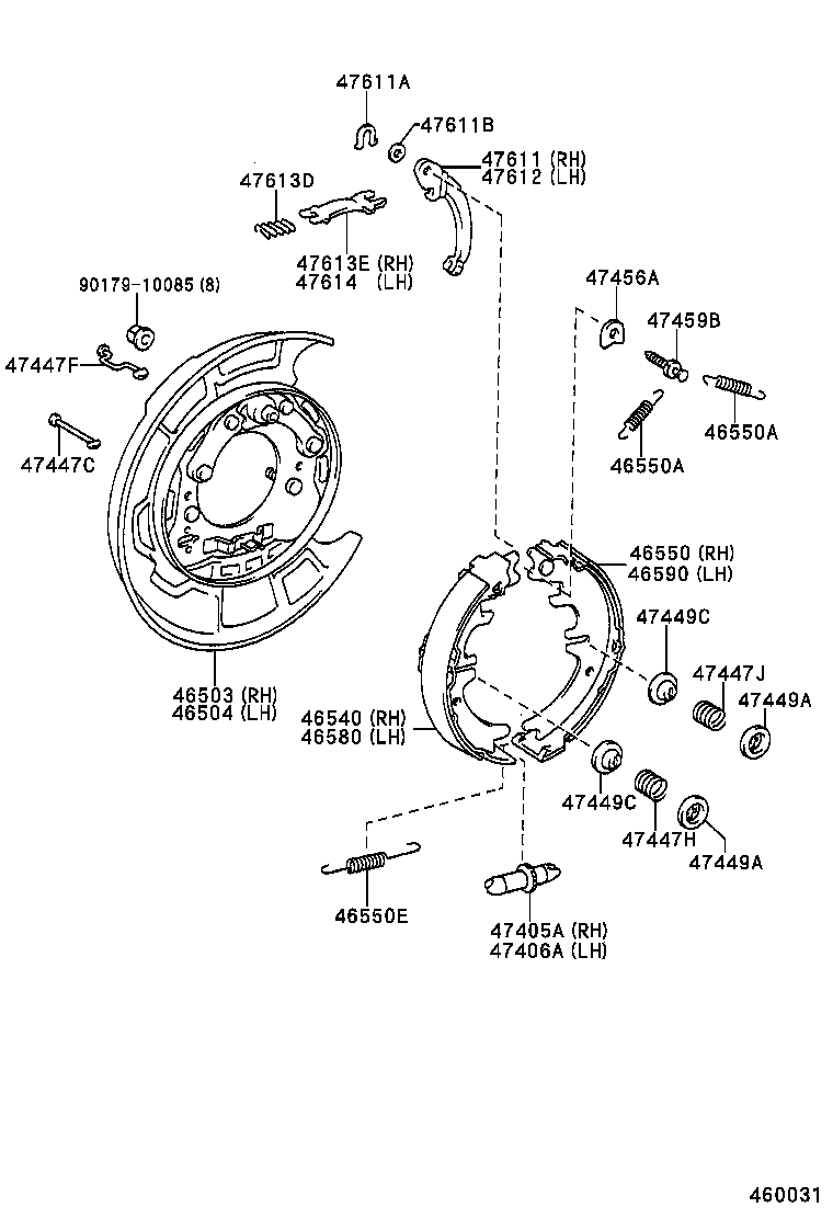  MARK 2 |  PARKING BRAKE CABLE