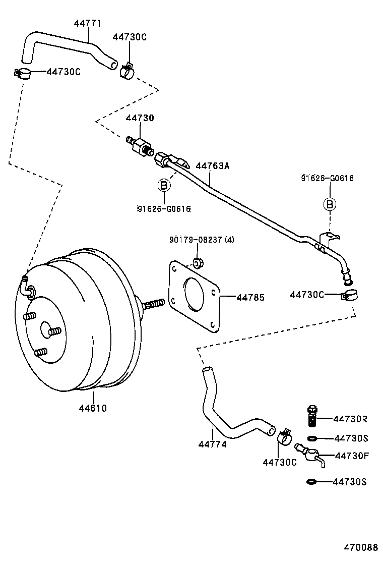  SOARER |  BRAKE BOOSTER VACUUM TUBE