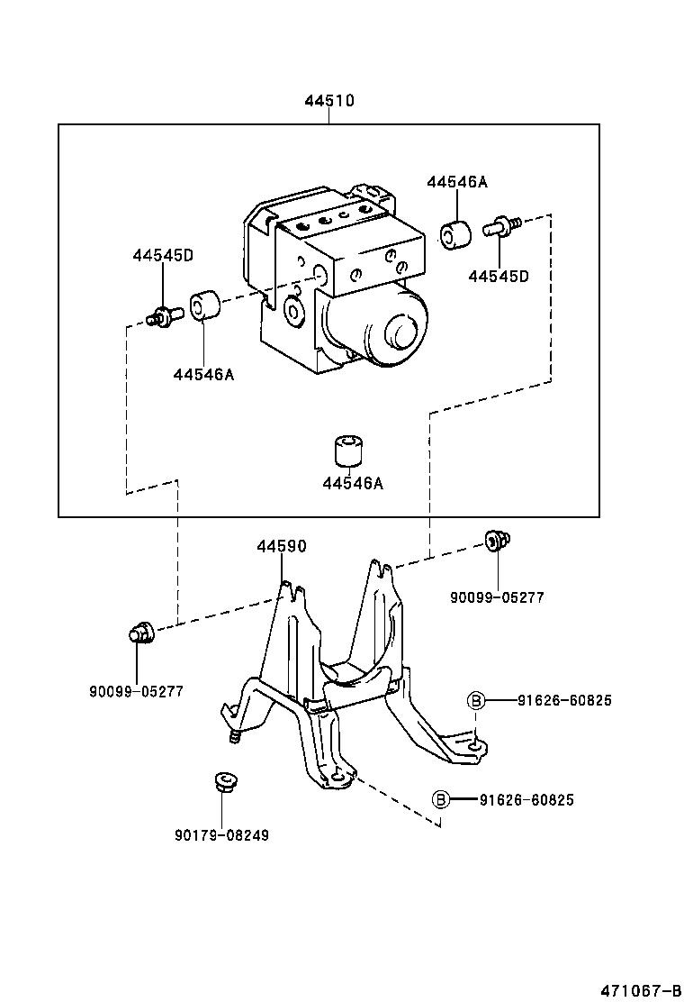  HARRIER |  BRAKE TUBE CLAMP