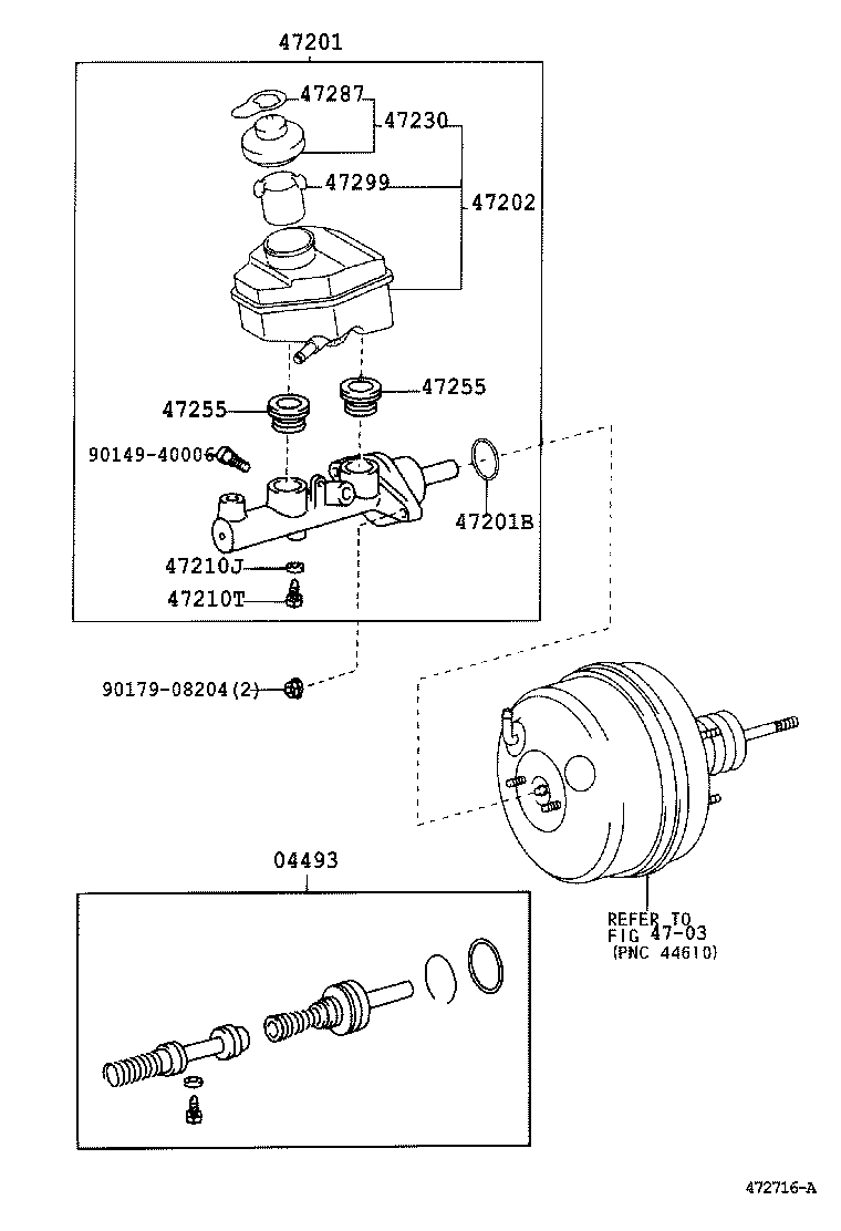  CAMRY |  BRAKE MASTER CYLINDER