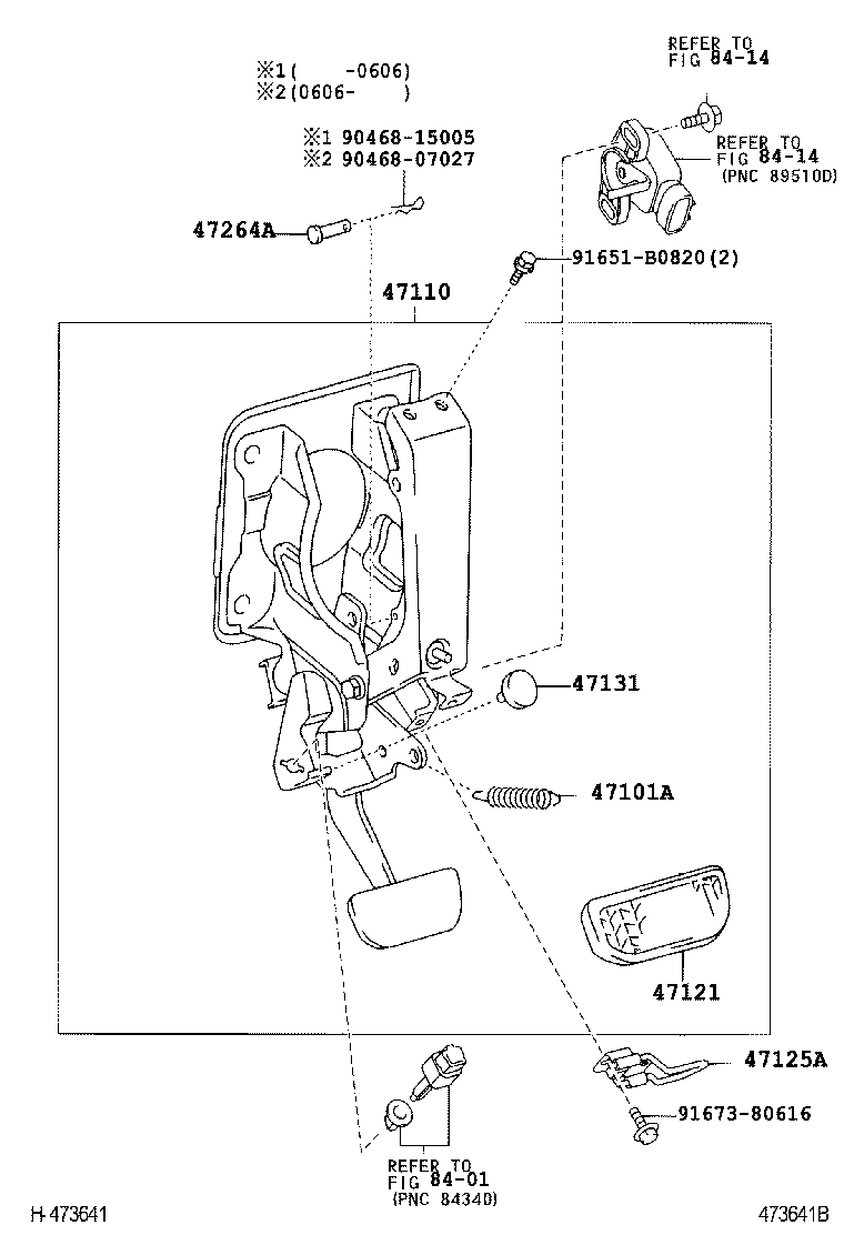  ALPHARD HV |  BRAKE PEDAL BRACKET