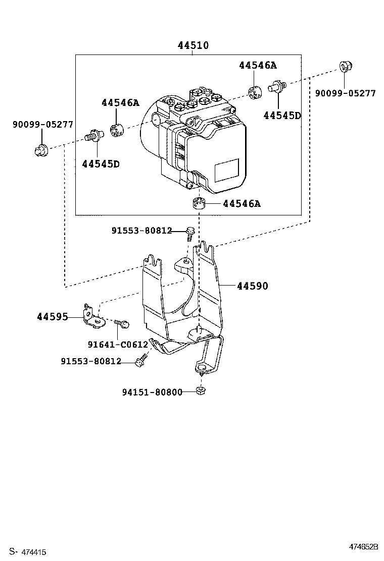  GS460 430 350 |  BRAKE TUBE CLAMP