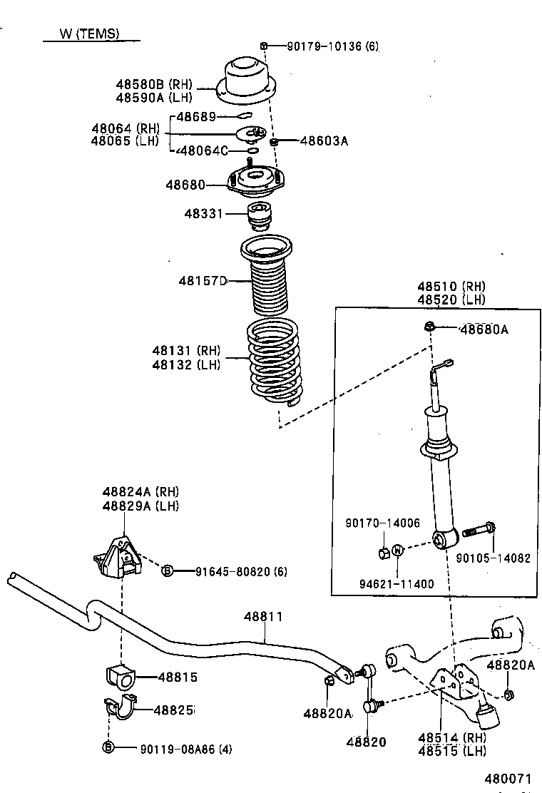  SOARER |  FRONT SPRING SHOCK ABSORBER