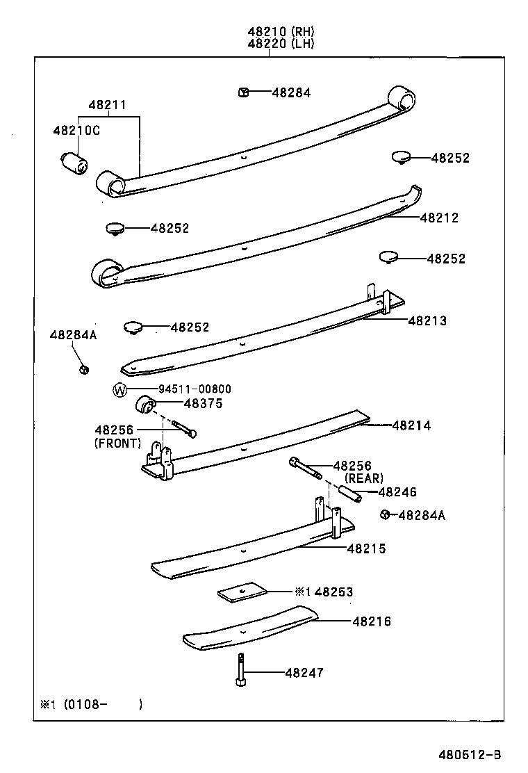  HILUX |  REAR SPRING SHOCK ABSORBER