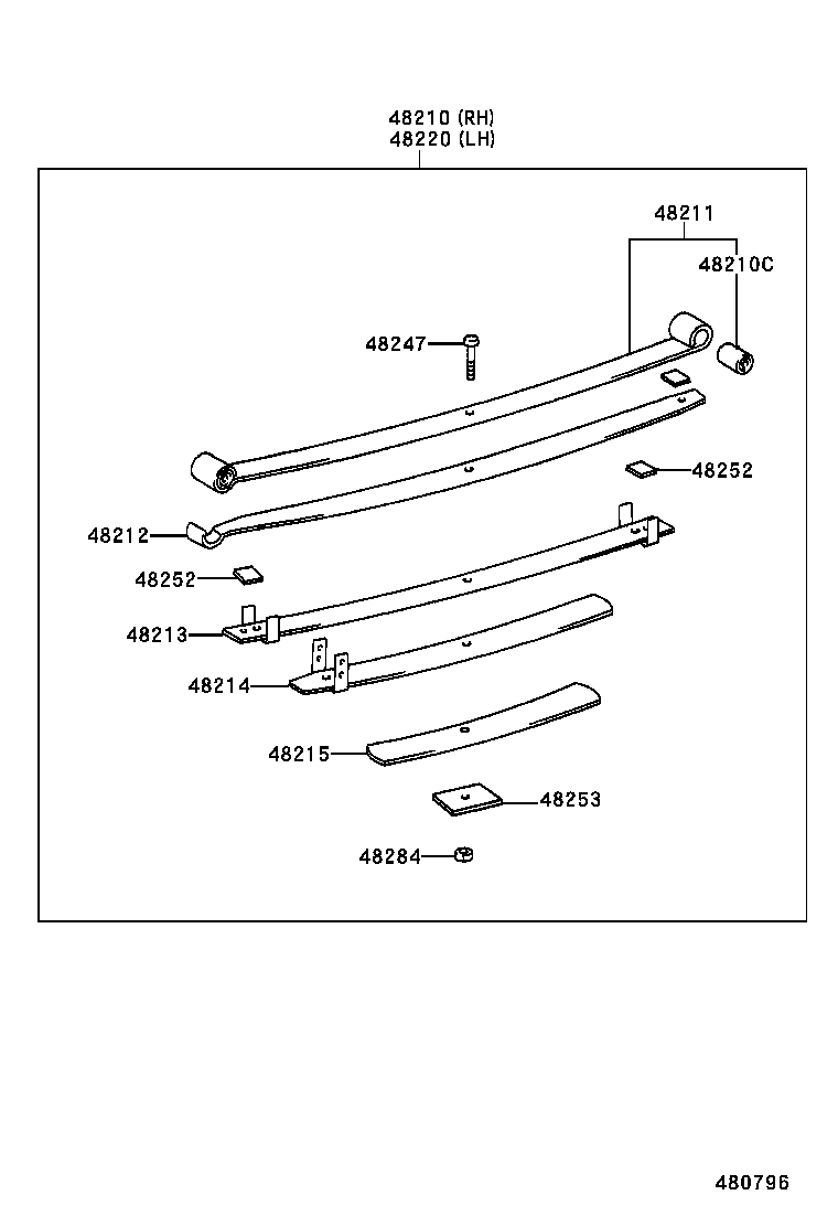  HIACE REGIUSACE |  REAR SPRING SHOCK ABSORBER