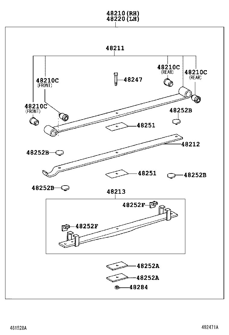  DYNA TOYOACE HV |  REAR SPRING SHOCK ABSORBER