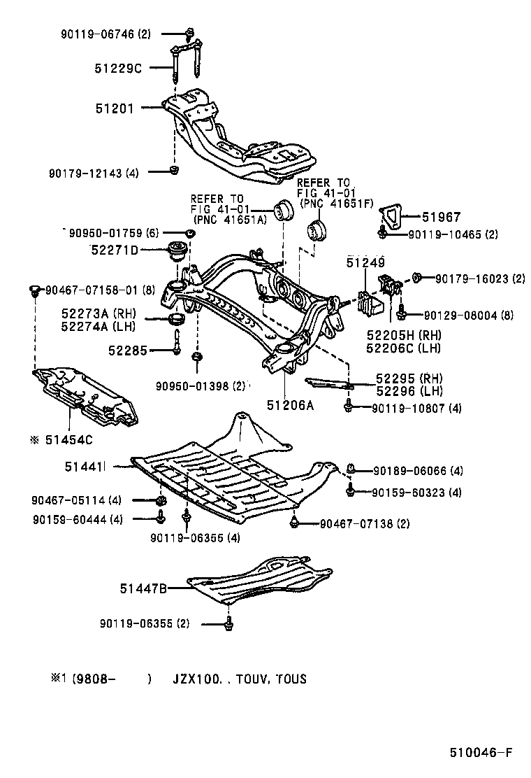  MARK 2 |  SUSPENSION CROSSMEMBER UNDER COVER