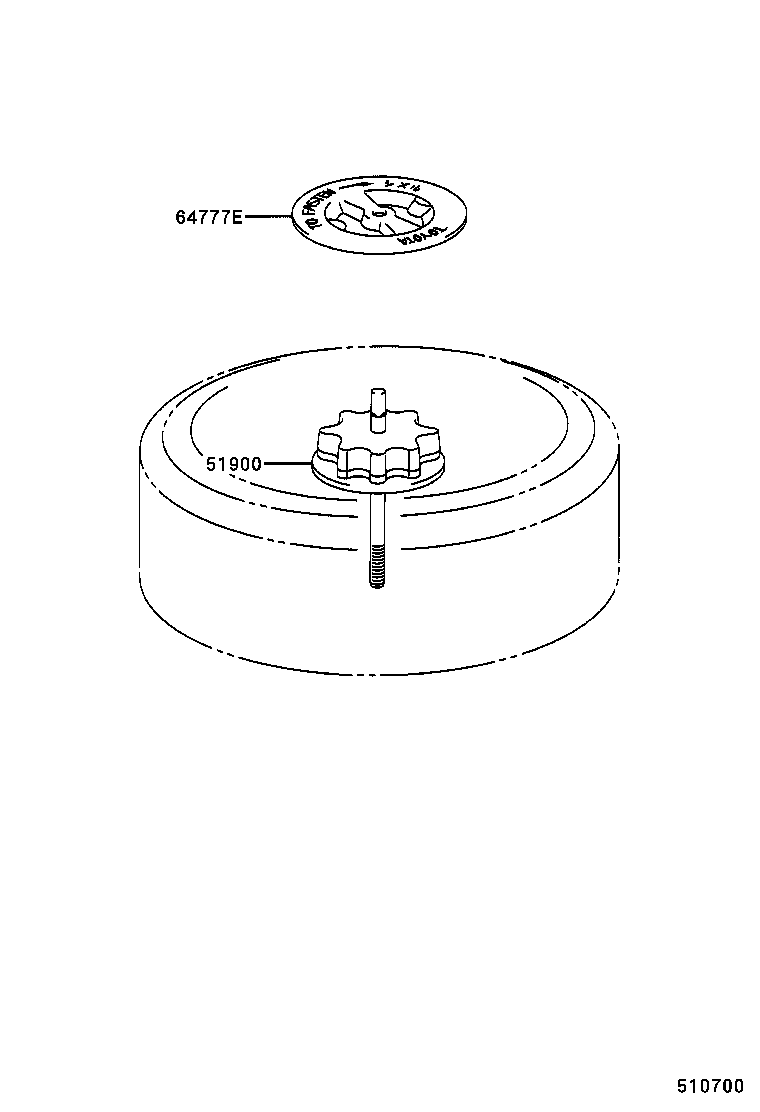  CAMRY |  SPARE WHEEL CARRIER