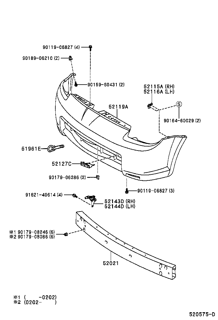  MR S |  FRONT BUMPER BUMPER STAY