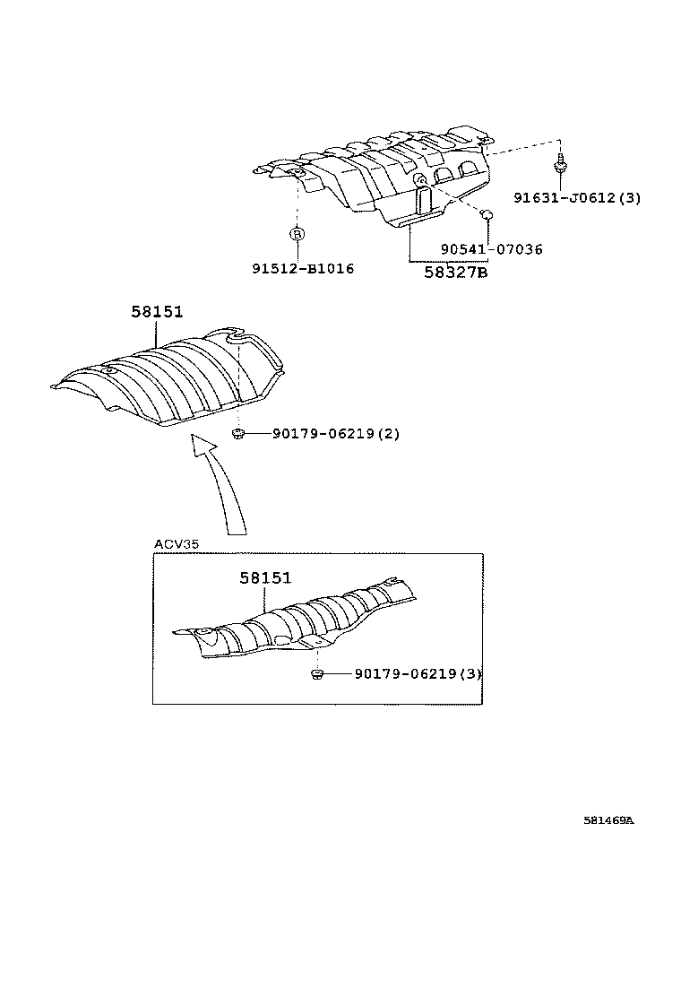  CAMRY |  FLOOR INSULATOR