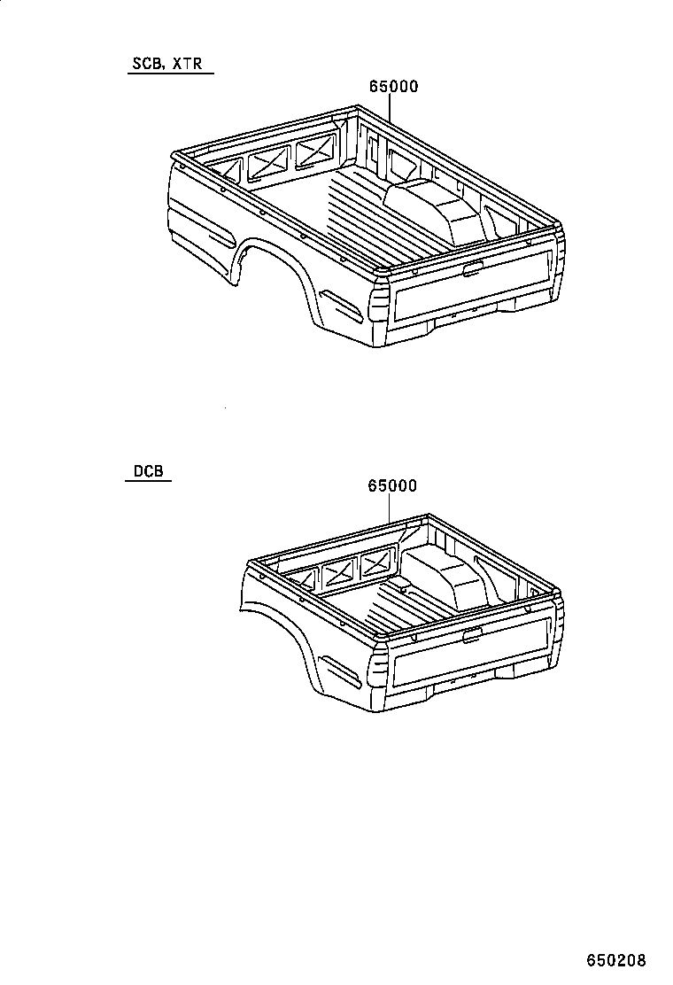  HILUX |  REAR BODY ASSEMBLY