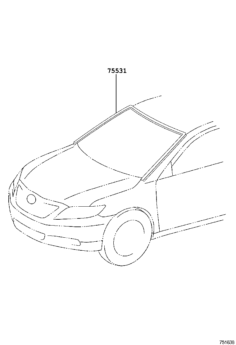  CAMRY |  FRONT MOULDING