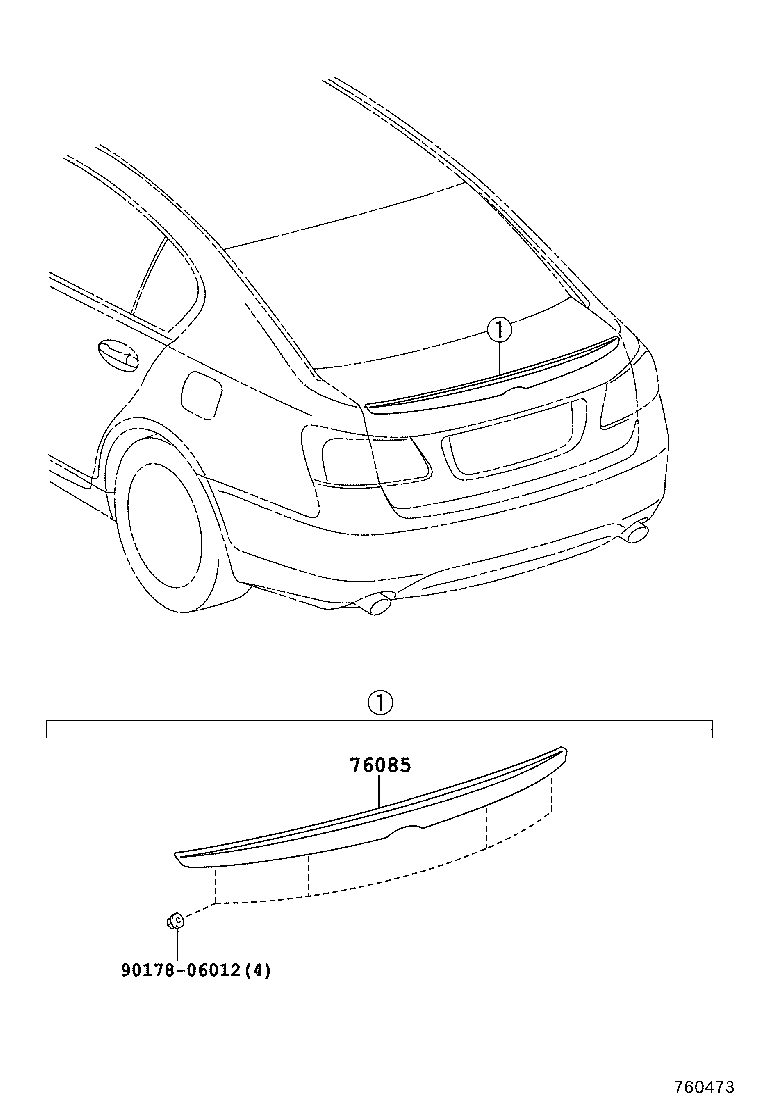  GS460 430 350 |  MUDGUARD SPOILER