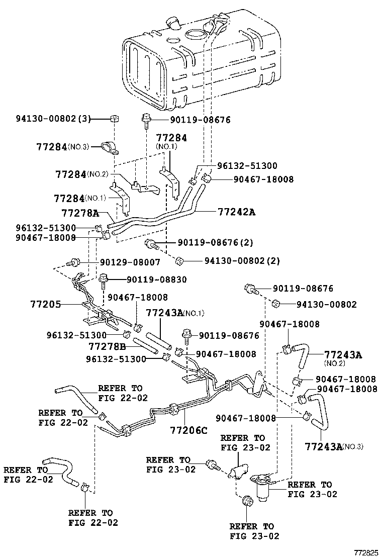  DYNA TOYOACE |  FUEL TANK TUBE