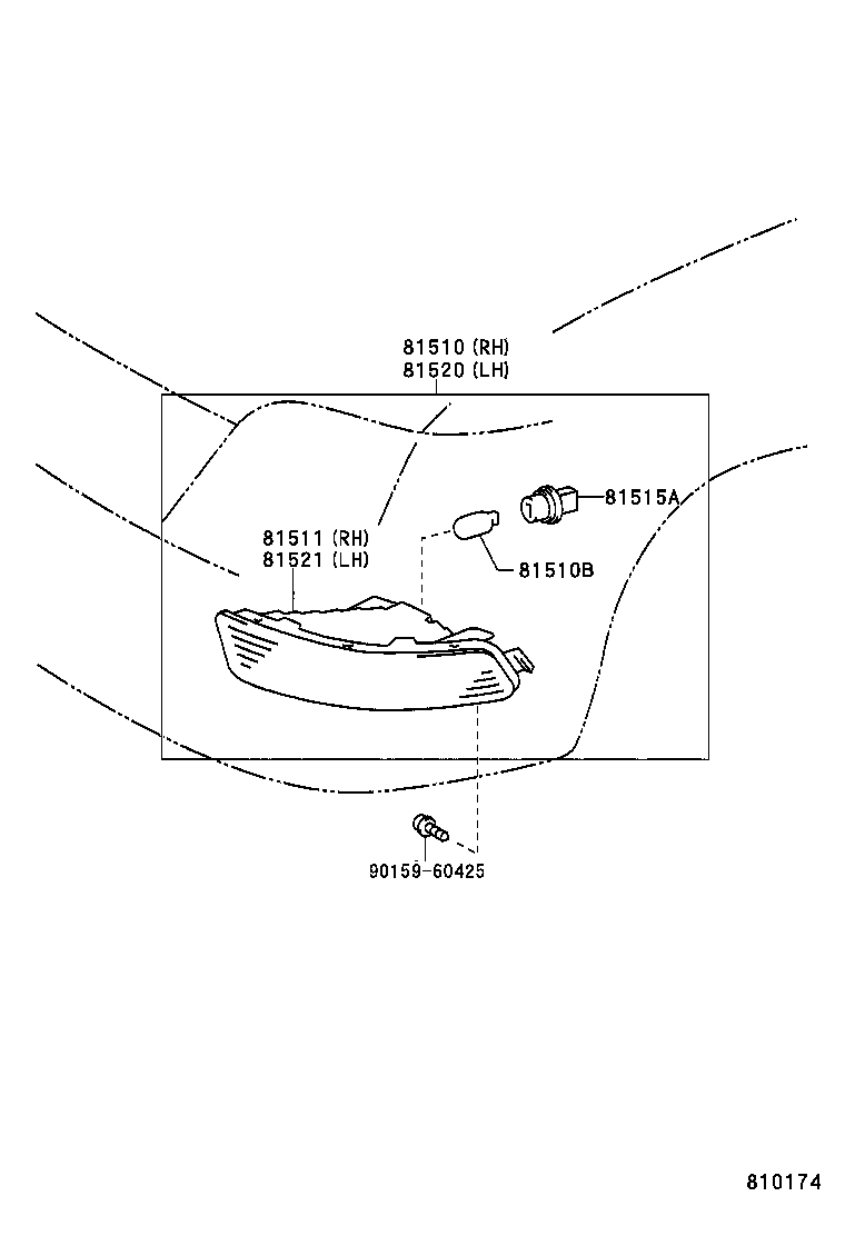  MARK 2 |  FRONT TURN SIGNAL LAMP