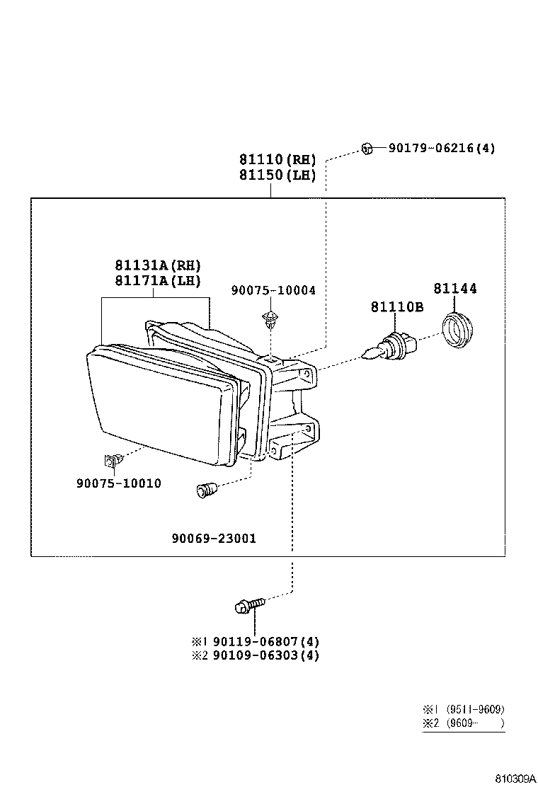  HILUX SURF |  HEADLAMP