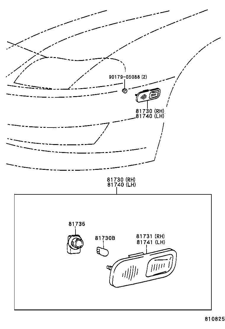  SOARER |  SIDE TURN SIGNAL LAMP OUTER MIRROR LAMP