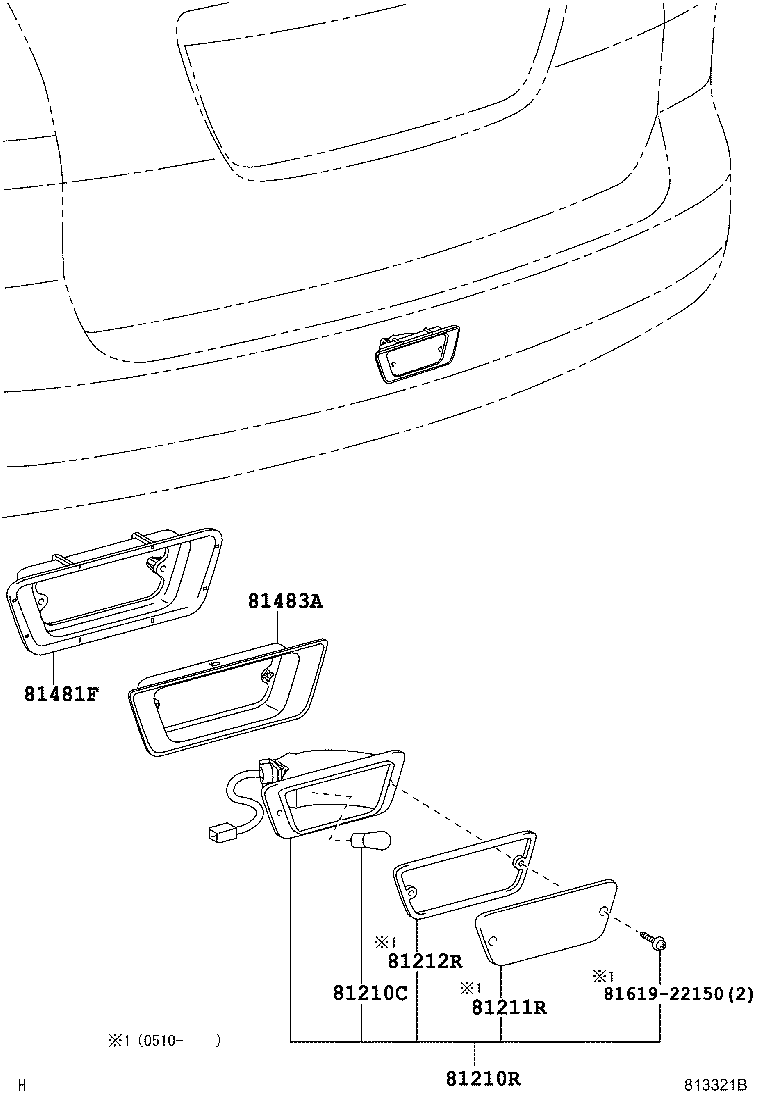  COROLLA SPACIO |  REAR FOG LAMP