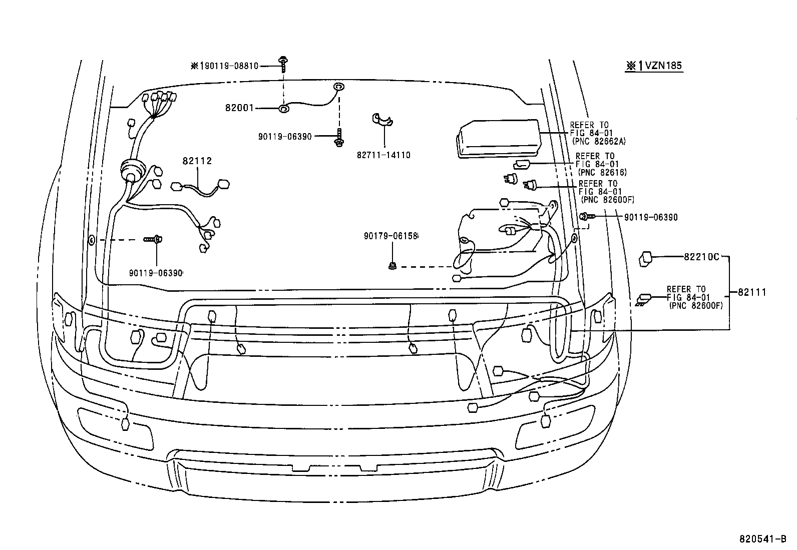  HILUX SURF |  WIRING CLAMP