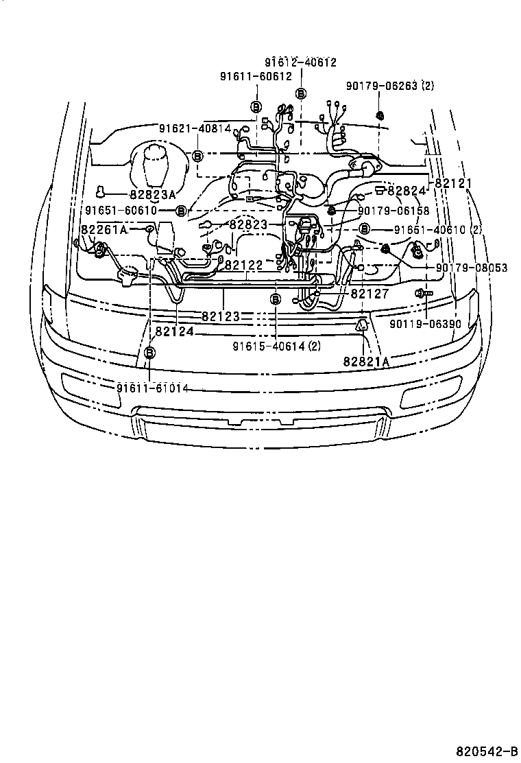  HILUX SURF |  WIRING CLAMP