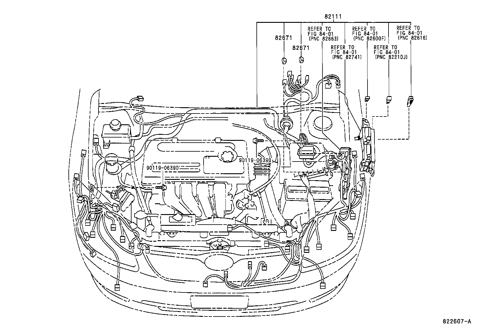  COROLLA SPACIO |  WIRING CLAMP