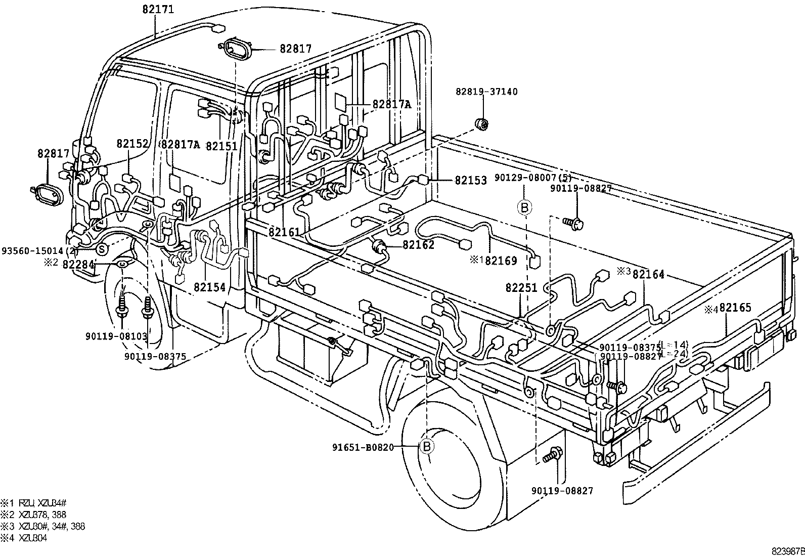  DYNA TOYOACE |  WIRING CLAMP