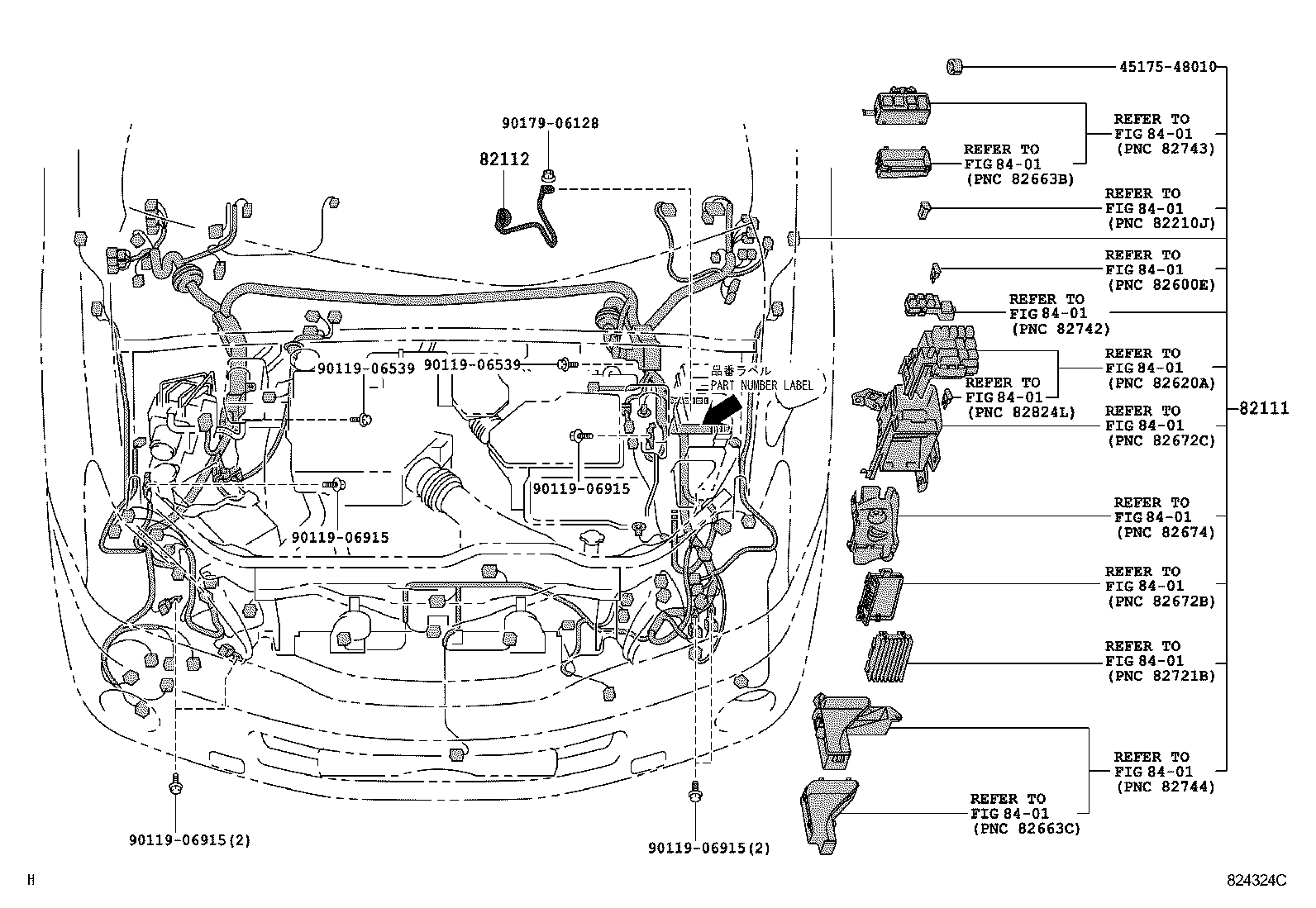  HARRIER HV |  WIRING CLAMP